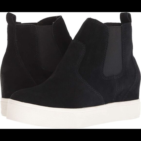 J/SLIDES Sami Suede Platform Booties - Picture 3 of 8